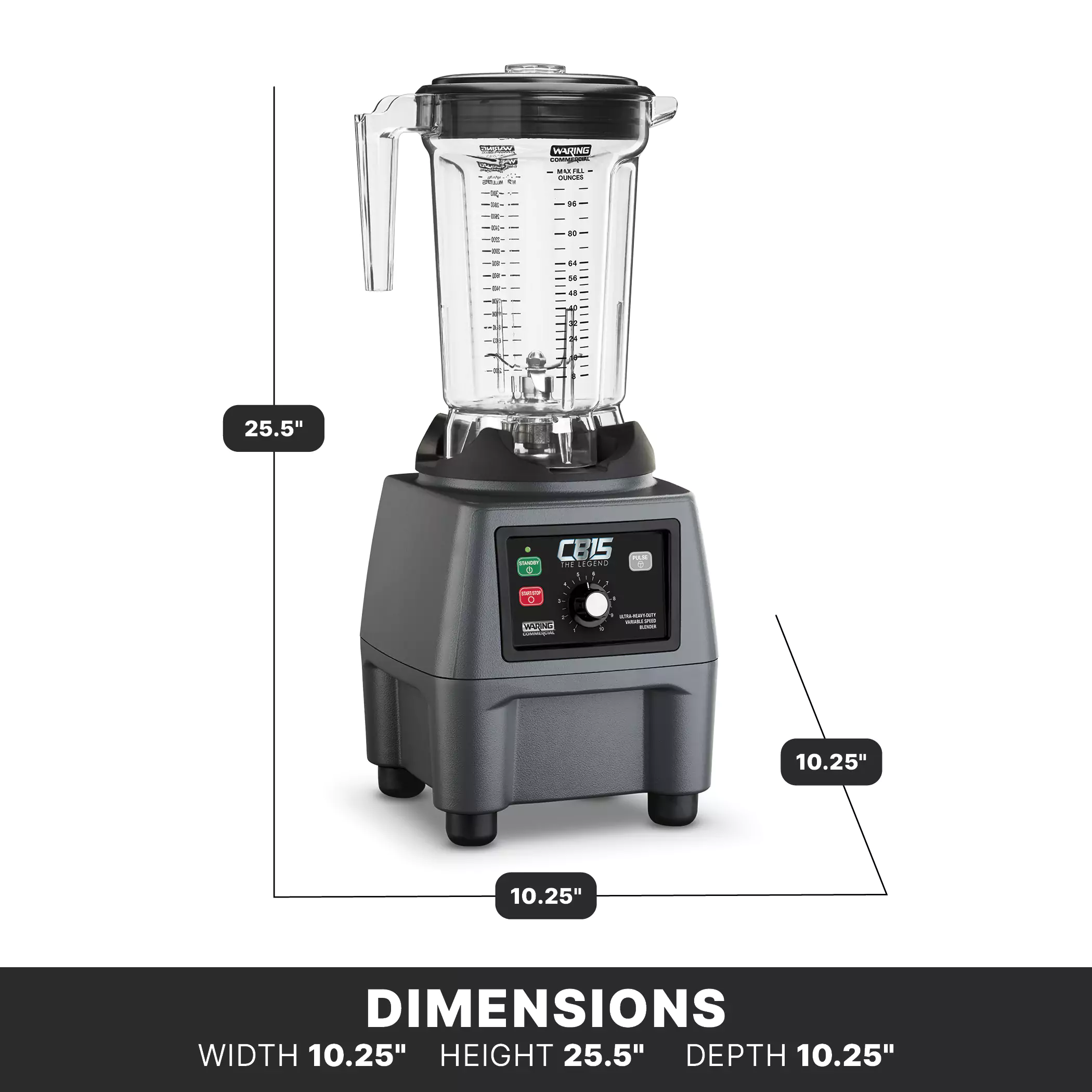 The Legend One-Gallon Food Blender with Variable-Speed